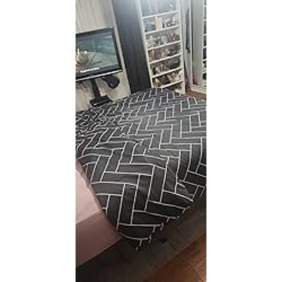 2 Pieces 100% Brushed Microfiber Striped Duvet Cover Set for Kids, Super… - Picture 10 of 10